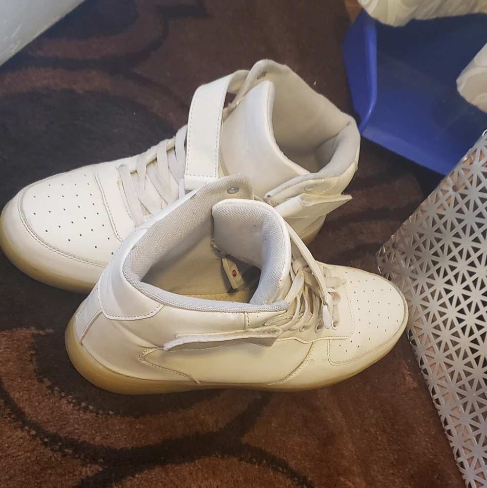 White sneakers